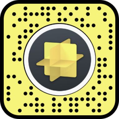 Snapchat augmented reality logo